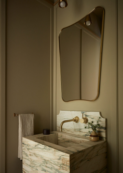 Спокойная современная элегантность таунхауса в Нью-Йорке Спокойная современная элегантность таунхауса в Нью-Йорке