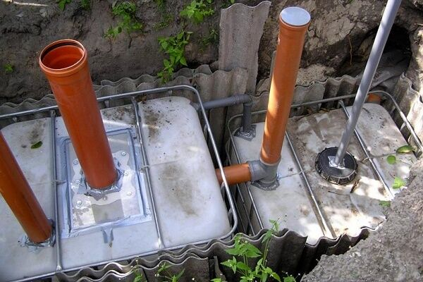 Устройство сливной ямы: популярные схемы проектирования + разбор правил определения глубины Устройство сливной ямы: популярные схемы проектирования + разбор правил определения глубины