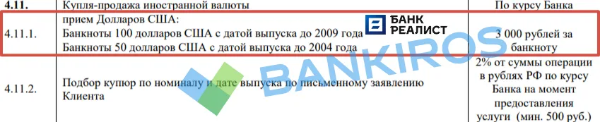 Комиссии и скидки для «старых» долларов: банки избавляются от валюты? Комиссии и скидки для «старых» долларов: банки избавляются от валюты?