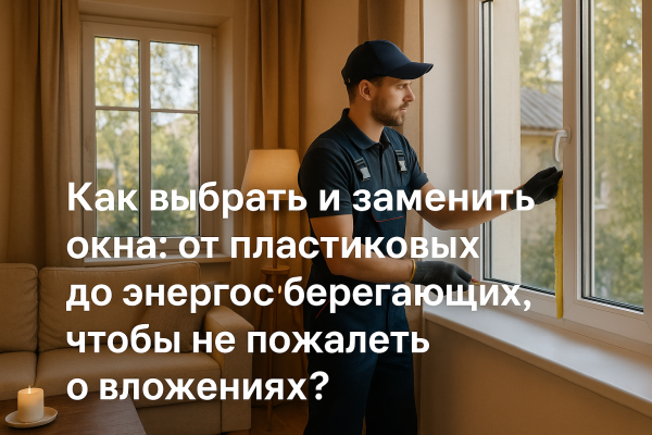 Как выбрать и заменить окна: от пластиковых до энергосберегающих, чтобы не пожалеть о вложениях? Как выбрать и заменить окна: от пластиковых до энергосберегающих, чтобы не пожалеть о вложениях?