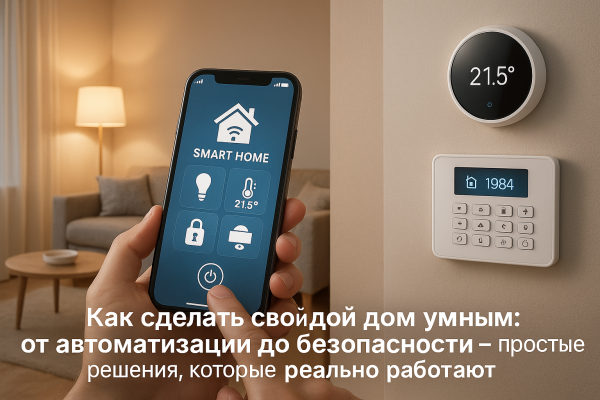 Как сделать свой дом умным: от автоматизации до безопасности – простые решения, которые реально работают Как сделать свой дом умным: от автоматизации до безопасности – простые решения, которые реально работают