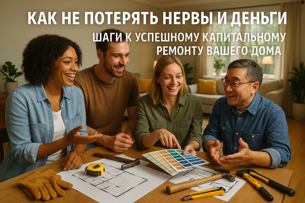 Как не потерять нерв и деньги: шаги к успешному капитальному ремонту вашего дома Как не потерять нерв и деньги: шаги к успешному капитальному ремонту вашего дома