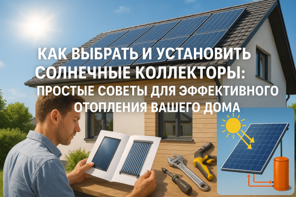 Как выбрать и установить солнечные коллекторы: простые советы для эффективного отопления вашего дома Как выбрать и установить солнечные коллекторы: простые советы для эффективного отопления вашего дома