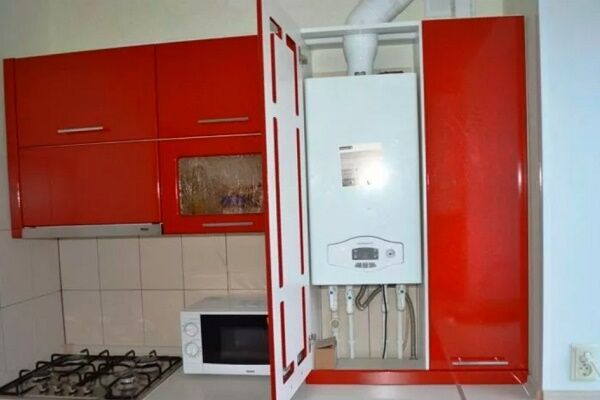 Как спрятать газовый котел на кухне: лучшие дизайн-варианты и советы по маскировке